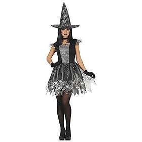 Fiestas Guirca 79844 Häxkostym Spindelväv Silver Klänning Halloween Kostym Vuxen
