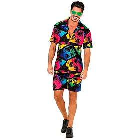 W WIDMANN MILANO 09993 Hawaii outfit kortärmad skjorta och shorts kostym