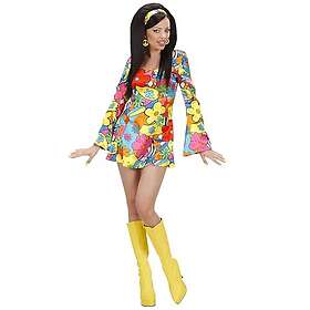 W WIDMANN MILANO 7396H Costume Flower Power Hippie Style Années 60 Costume