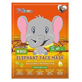 7th Heaven FGFF6552 Elefant djur tyg mask