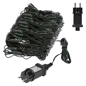 ECD Germany LED Ljusnät 320 Varmvit Utomhus 3m