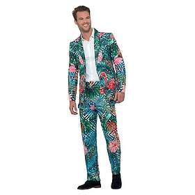 Smiffys 40342M Hawaiian Tropical Flamingo Suit