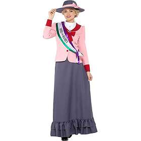 Smiffys 47306M Victorian Suffragette Kostym