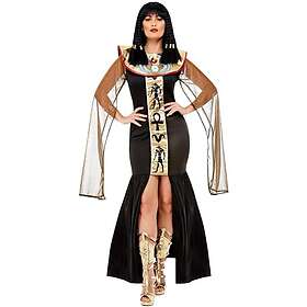 Smiffys 70026S Egyptian Goddess Costume Black Dress with Cape