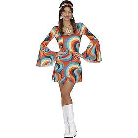 Fiestas Guirca 86068 Psykedelisk Hippieklänning för Kvinnor