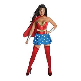 Rubie's 889897 WONDER WOMAN CORSET Kostym DC Serietidningar Vuxen Kvinnor