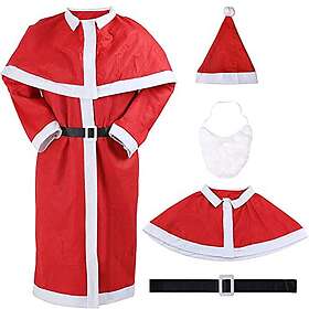 BAKAJI 01C-RED Tomtedräkt (Vuxen)