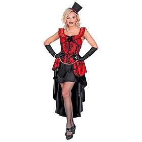 W WIDMANN MILANO 09912 Burlesk kostyme kjole hansker kabaret danser karneval tem