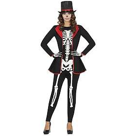Fiestas Guirca 88896 Costume squelette élégant femme