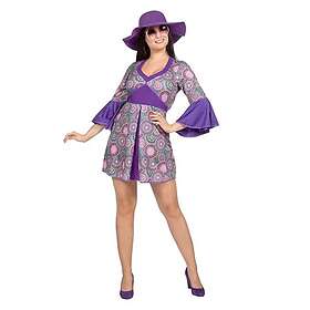 Wilbers & Wilbers 4268-42 70-tal Hippie Flower Power Kostym Klänning Kvinnor