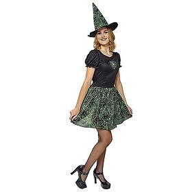 Rubie's S8850 Spiderweb Witch Kostym Klänning och Hatt