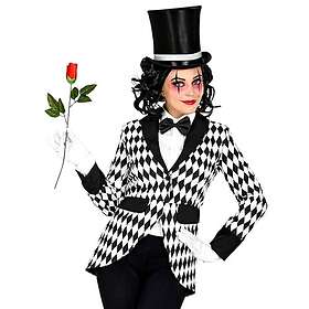 W WIDMANN MILANO 48282 Harlekin Kostym Frack Clown Cirkus Temafest Karneval