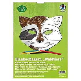 Ursus 17050099 Skogsdjursmasker i filt, 6 stycken