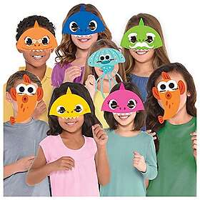 Amscan 9908482 Baby Shark Papper Mask