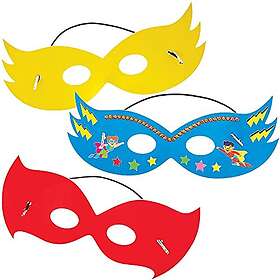 Baker Ross FX724 Star Hero Mask Blanks - 12 stycken