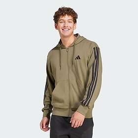 Adidas Essentials 3-Stripes French Terry Full-Zip Hoodie (Herr)