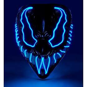 W WIDMANN MILANO 30336 LED Mask Monster Läskig Grimass Demon Halloween