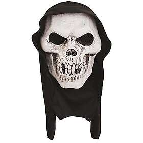 Bristol Novelty PM172 Skalle med huva Terror Mask