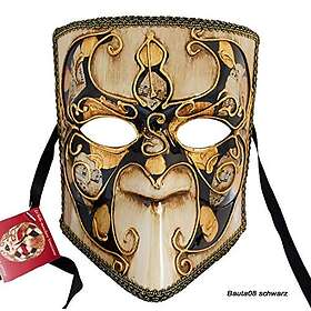 LannaKind Casanova Bauta Bollmask Karneval Maskerad Män Mask
