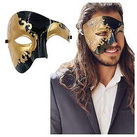 Luxury Mask LMGA005-BG Phantom of The Opera Halv Mask