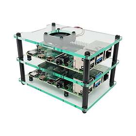 Raspberry Pi Cluster Case for With Fans
