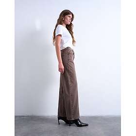 TOPSHOP TSCINCH Låg midja Vida ben Jeans (Dam)