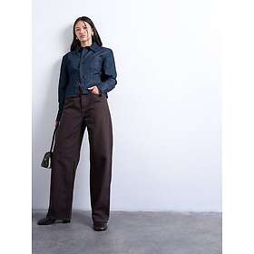 TOPSHOP TSCOLUMN Mellomhøy midje Rett passform Jeans (Dame)