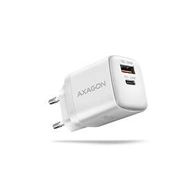 AXAGON ACU-PQ30W Kaksiporttinen USB-C + USB-A 30W
