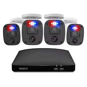 Swann SWDVK-8468542KMQB-EU Wired 2K DVR Security System Smart Home Security Came