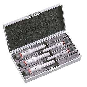 Facom AEF.J2 Micro Tech 5 Piece Precision Slotted Screwdriver Set