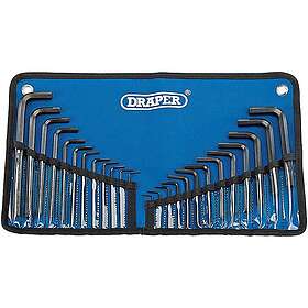Draper 33892 Metric/Imperial Combined Hexagon Key Set (25PC)