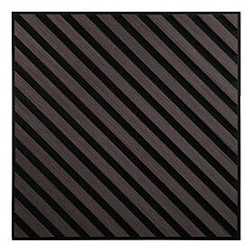 NQD smartwall by NQD Canova Akustikpanel Mörkgrå Ek Fiskben 553x553x21,5mm 4-pack