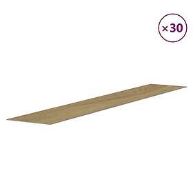 vidaXL Väggpaneler träimitation brun PVC 4,12 m²