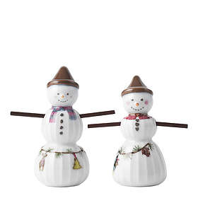 Kähler Hammershøi Jul Snømann og Snøjente 2stk
