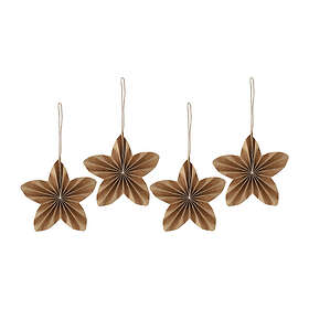 Scandi Living Twinkle julgranshänge 4-pack (Natural)