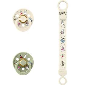 Bibs Moomins Colour Pacifier & Loop Clip Gift Set
