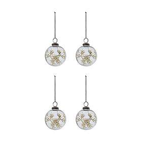 House Doctor Leaf Julepynt 7.5cm 4-pakning