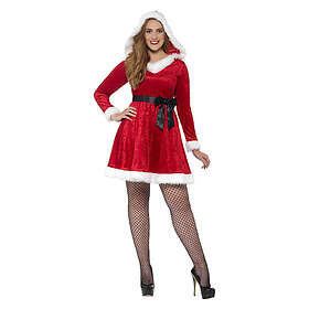Smiffys 44886L Miss Santa Kostym Klänning