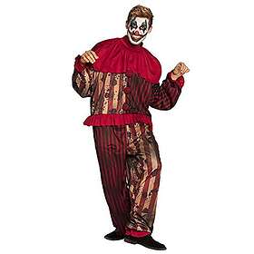 Boland 79195 Kostym midnatts-clown jumpsuit och krage