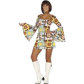 Fiestas Guirca 88549 Groovy Disco Kostym Klänning Dam