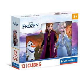 Clementoni Frozen Block Pussel med block 12 Bitar