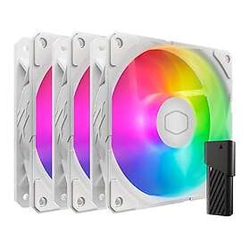 Cooler Master SickleFlow Edge 120 ARGB WE 3-i-1 Vit 120mm 3-pack