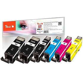 Canon PG-520/CLI-521 (Svart/Cyan/Magenta/Gul) multipack