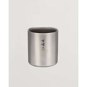 Snow Peak H200 Dubbelvägg Stapelbar Mugg 200ml Titanium