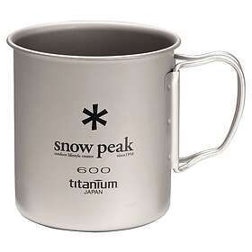 Snow Peak Single Wall Mug 600 Titanium
