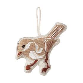 Broste Copenhagen Bird ripustettava koriste 8x12cm (Sand)