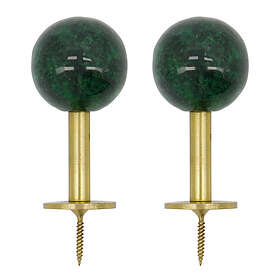 House Doctor Ball knagg 8x4 cm 4-pack Messing/Grønn