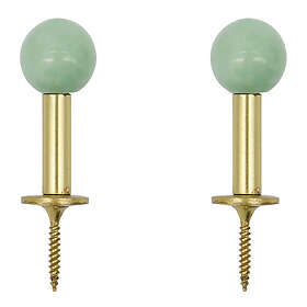 House Doctor Ball Krok 5x2 cm 2 st mässing/aqua