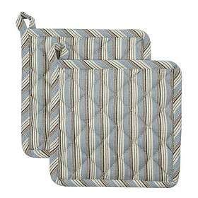 House Doctor Chef Gryteklut 22,5x22,5 cm 2-pack Blå