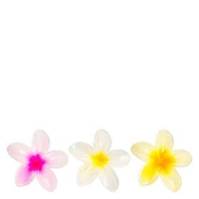 Brushworks Hårklo Tropical Flower Claw Clips 3st